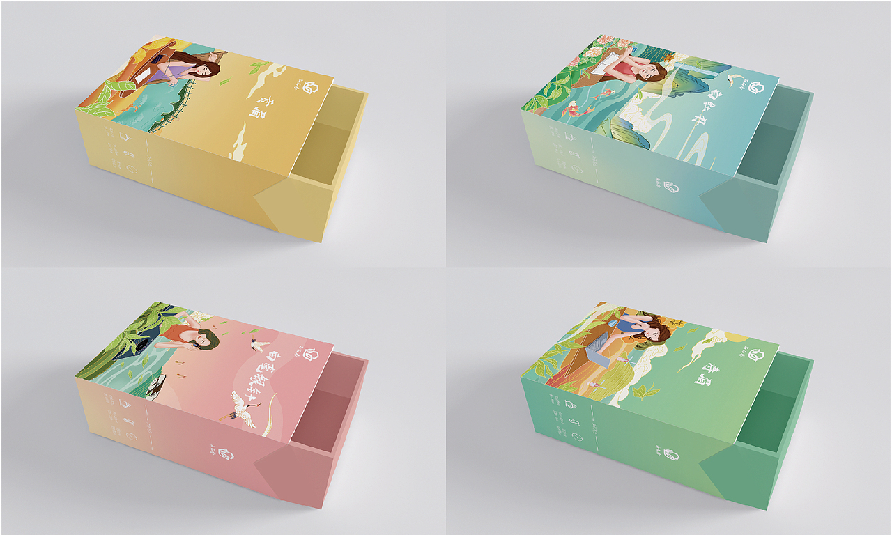 包装设计-品品香白茶年轻化包装设计（图ZMjE1OTEyMjUy） - 商业插画 - 站酷设计师这个ID有点萌原创素材 - 站酷ZCOOL
