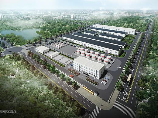 湖北裕祥工业园区鸟瞰图(个人主页-ZNTA2Nzk4NjA=) - 建筑/空间 - 站酷设计师华乐创意原创素材 - 站酷ZCOOL