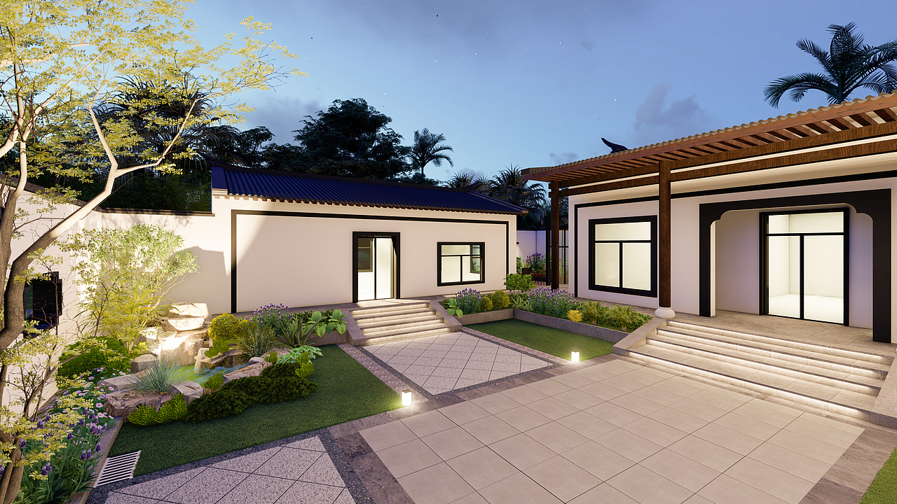 农村自建房花园设计