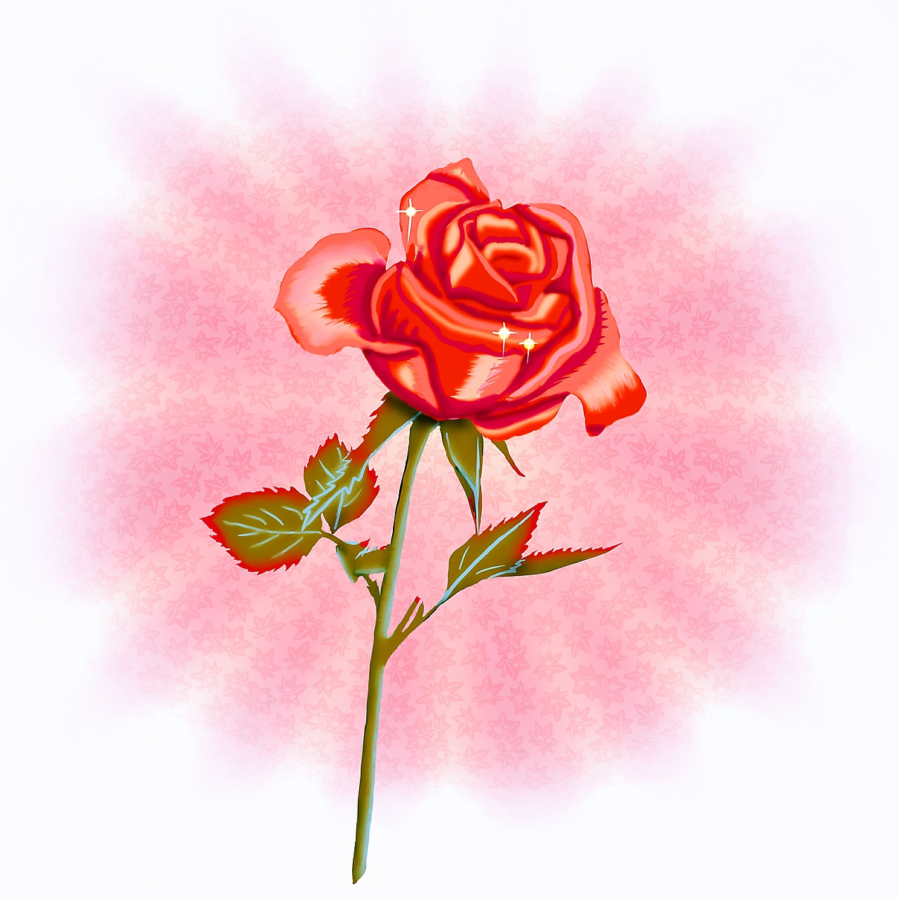 汉堡,可乐,玫瑰,白菜,每样我都要!