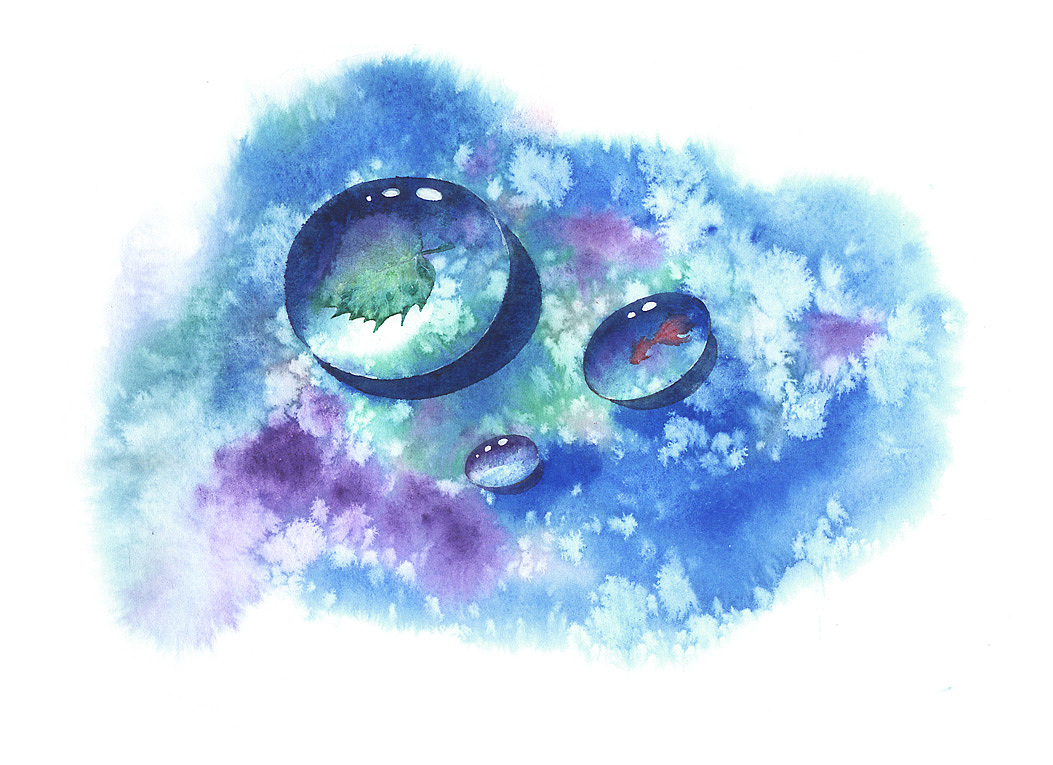杂七杂八的水彩（图ZMjIxOTEzNDg=） - 艺术插画 - 站酷设计师慢半拍啊原创素材 - 站酷ZCOOL