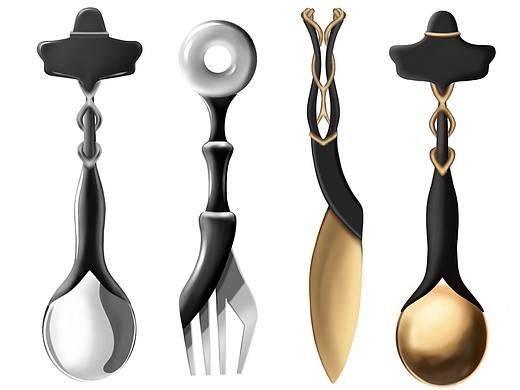 刀叉設(shè)計(jì)（個(gè)人主頁(yè)-ZMzQzMTA2OTY=） - 生活用品 - 站酷設(shè)計(jì)師大陽(yáng)DAISY原創(chuàng)素材 - 站酷ZCOOL