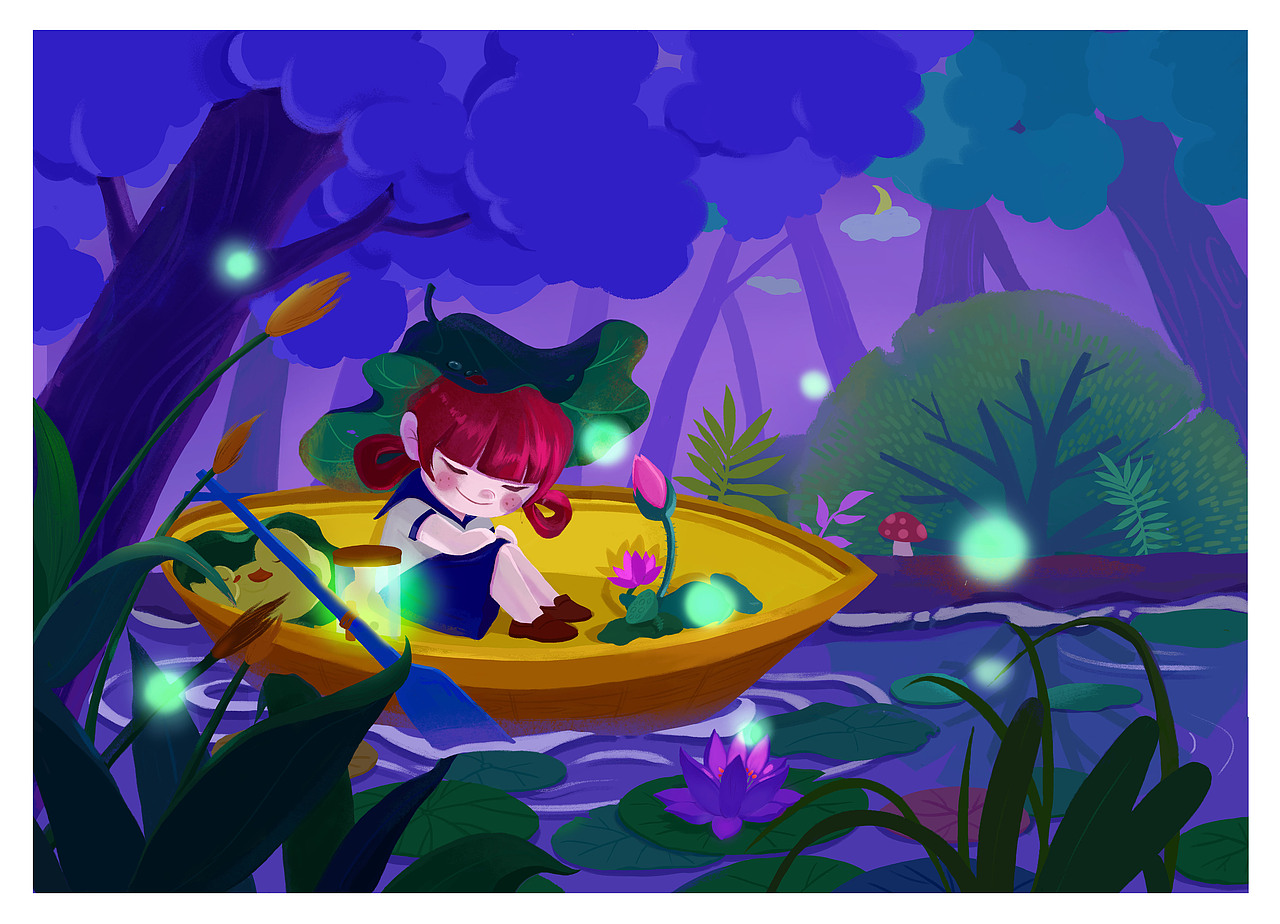 乔的四季（图ZMzA5MTU1NDQ4） - 儿童插画 - 站酷设计师鹿纹卷原创素材 - 站酷ZCOOL