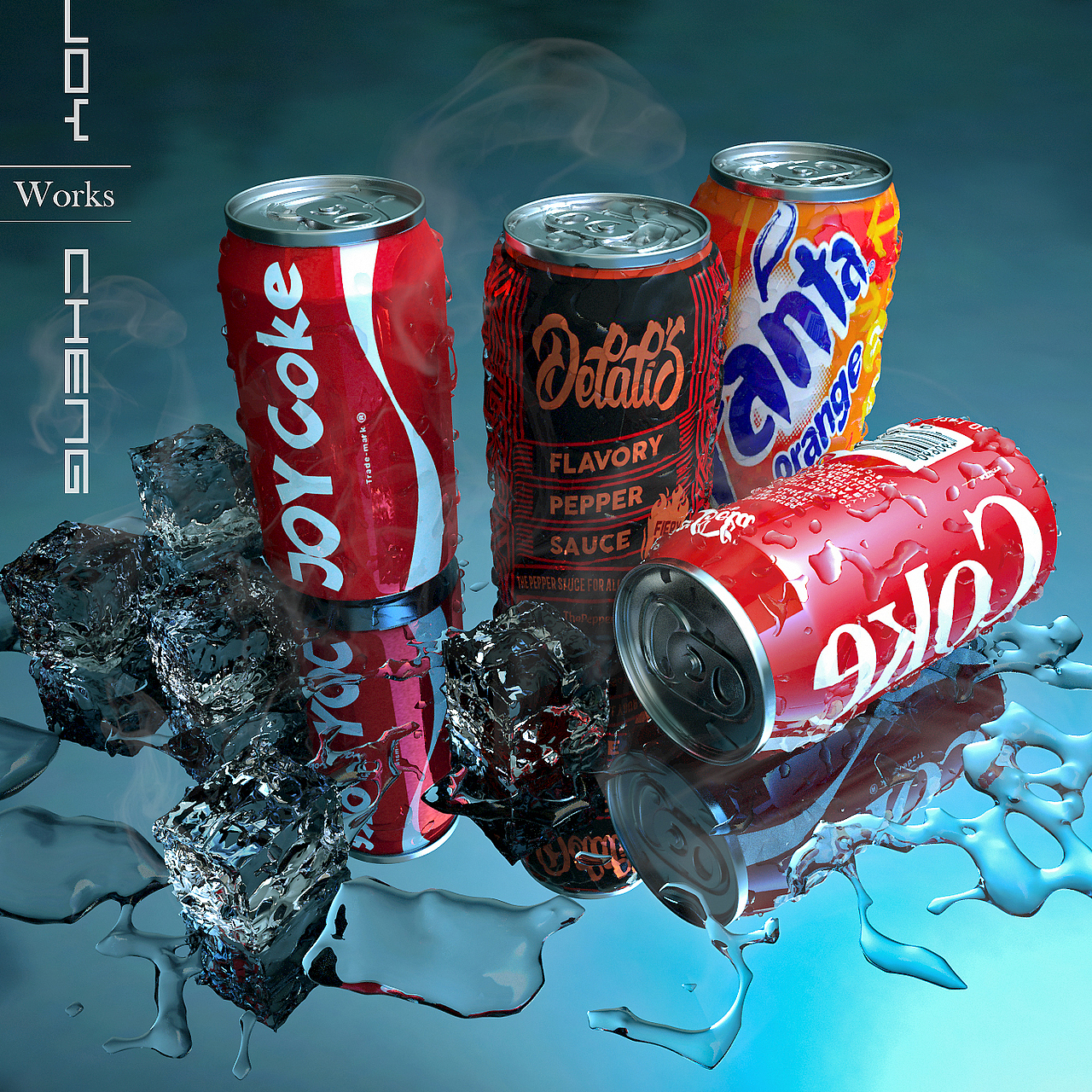 冷汗直流的易拉罐（图ZMjAyNjIyNjUy） - 产品 - 站酷设计师东东大王原创素材 - 站酷ZCOOL