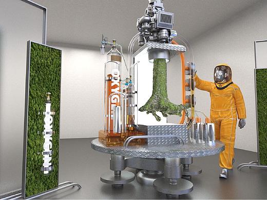 三维设计--实验室主题装置