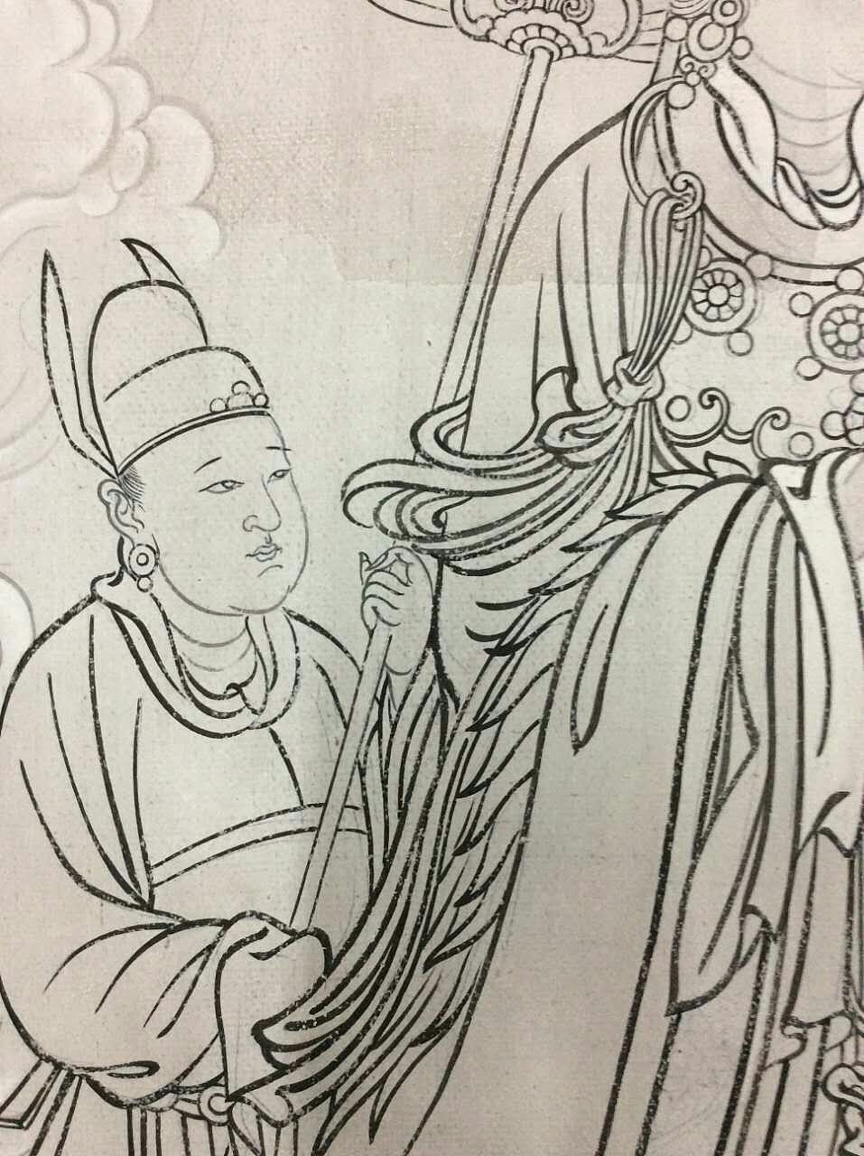 山西高平炎帝陵炎帝大殿主体泥墙传统壁画二（图ZNzIxNTgyMjg=） - 绘画 - 站酷设计师大光明王原创素材 - 站酷ZCOOL