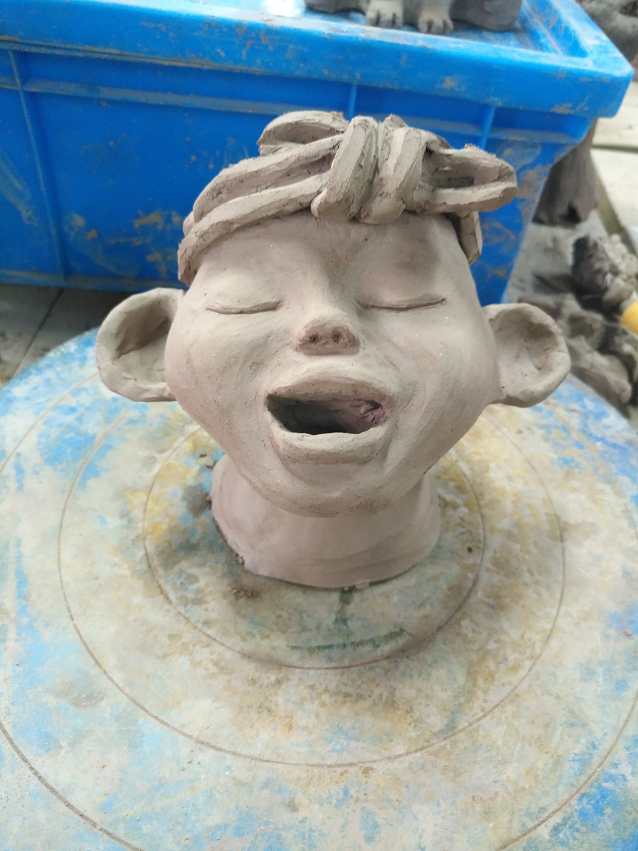 泥塑 泥盘 浮雕