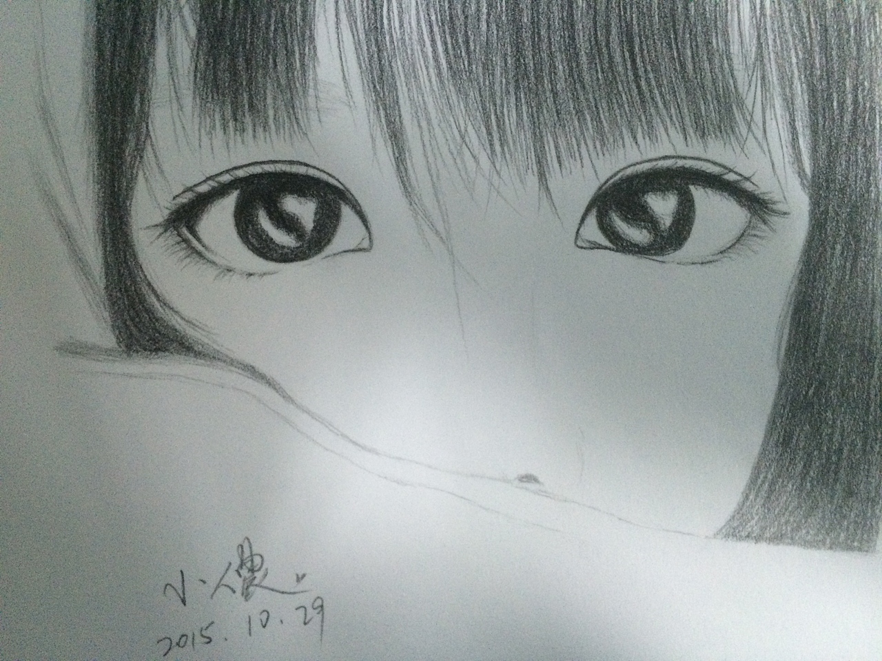 女孩 手绘（图ZNjEzNjg4ODA=） - 创作习作 - 站酷设计师吴小侬原创素材 - 站酷ZCOOL