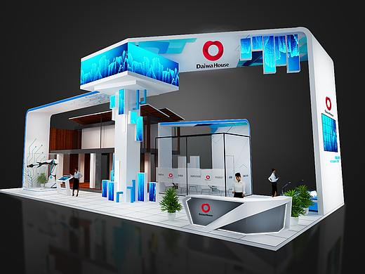 宝业进博会展台