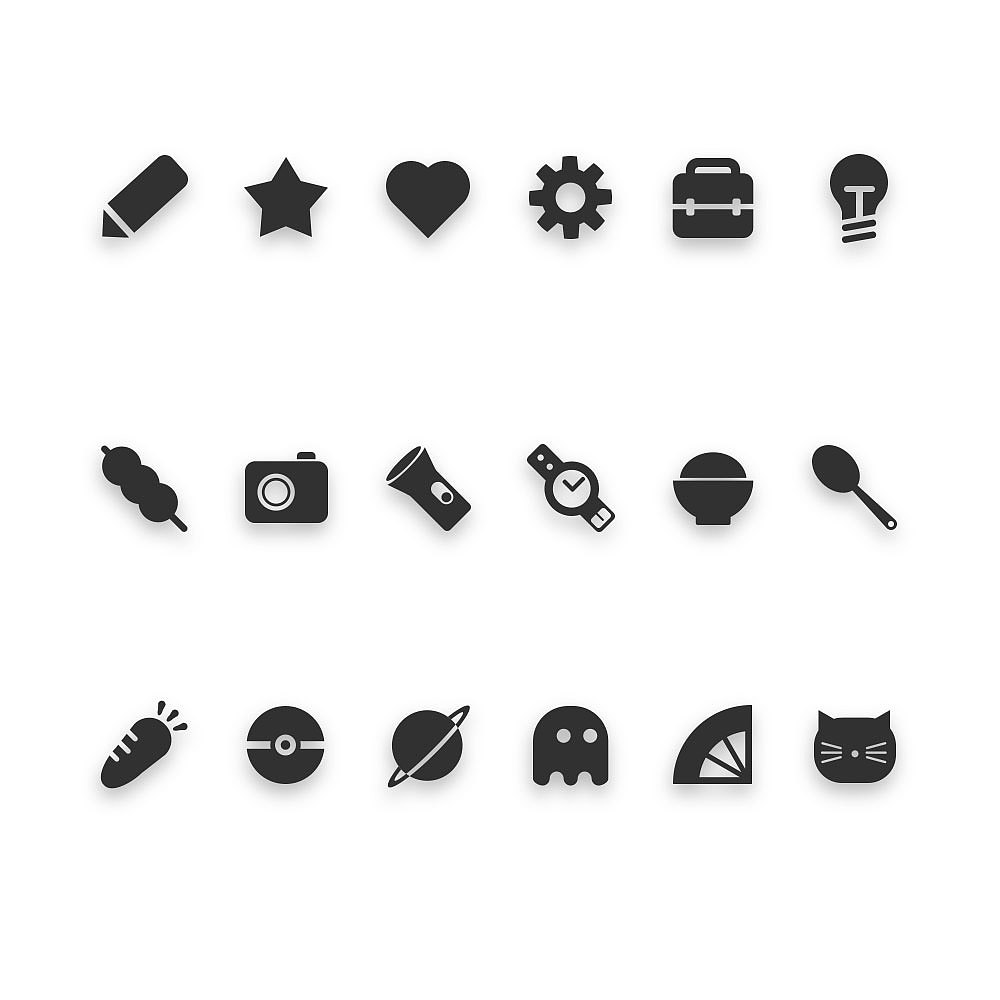 原创icon-黑白|ui|图标|小学精 - 原创作品 - 站酷 (zcool)