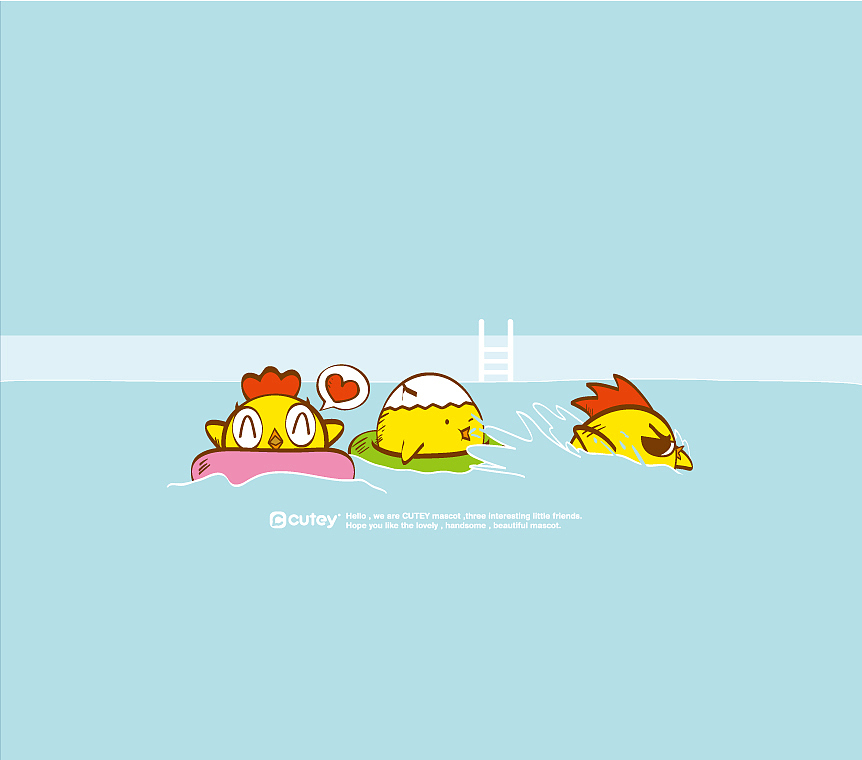 Cutey品牌形象插画,平面,包装,产品设计