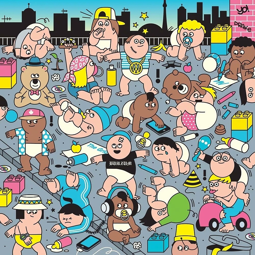 一组奇葩的插画欣赏