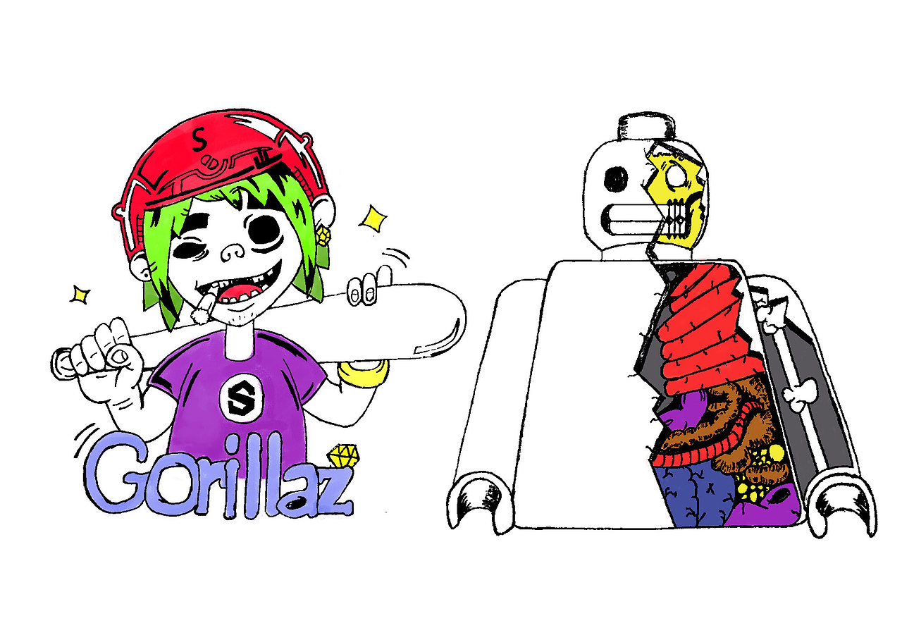 手绘扫描半色稿