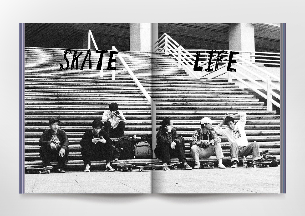 滑板摄影画册《city skatelife》下