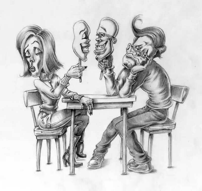 人性（图ZOTY1MzM3MzY=） - 艺术插画 - 站酷设计师INSnit原创素材 - 站酷ZCOOL