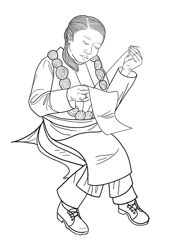 瑶族插画(国风插画)