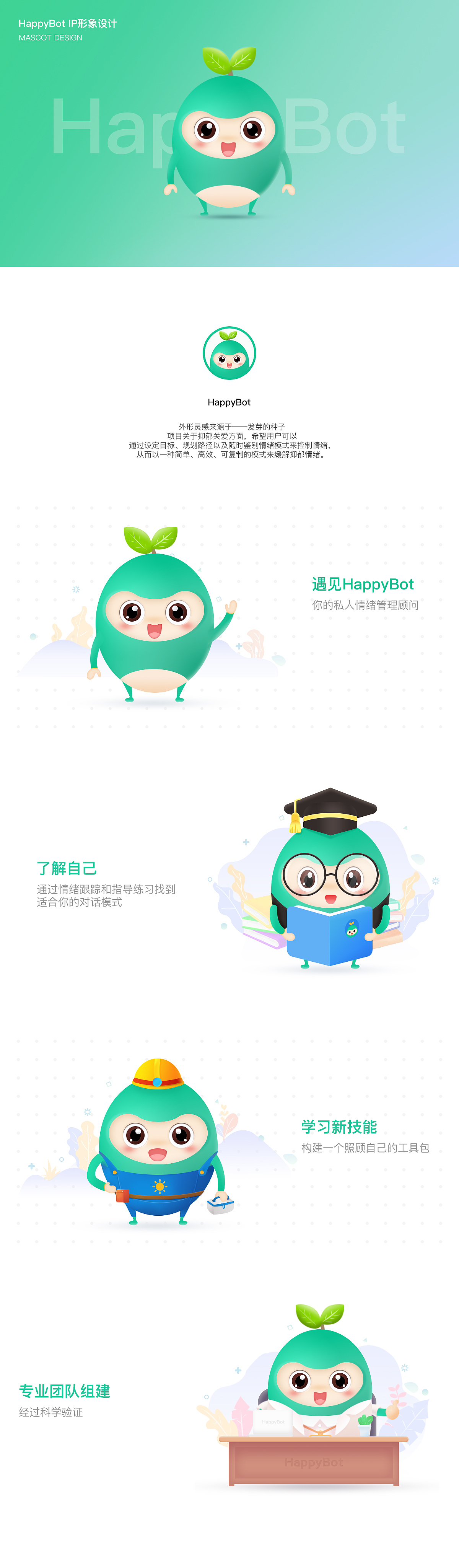 IP形象设计-HappyBot（图ZMjE0NDYzMzQ0） - IP形象 - 站酷设计师ghearts原创素材 - 站酷ZCOOL