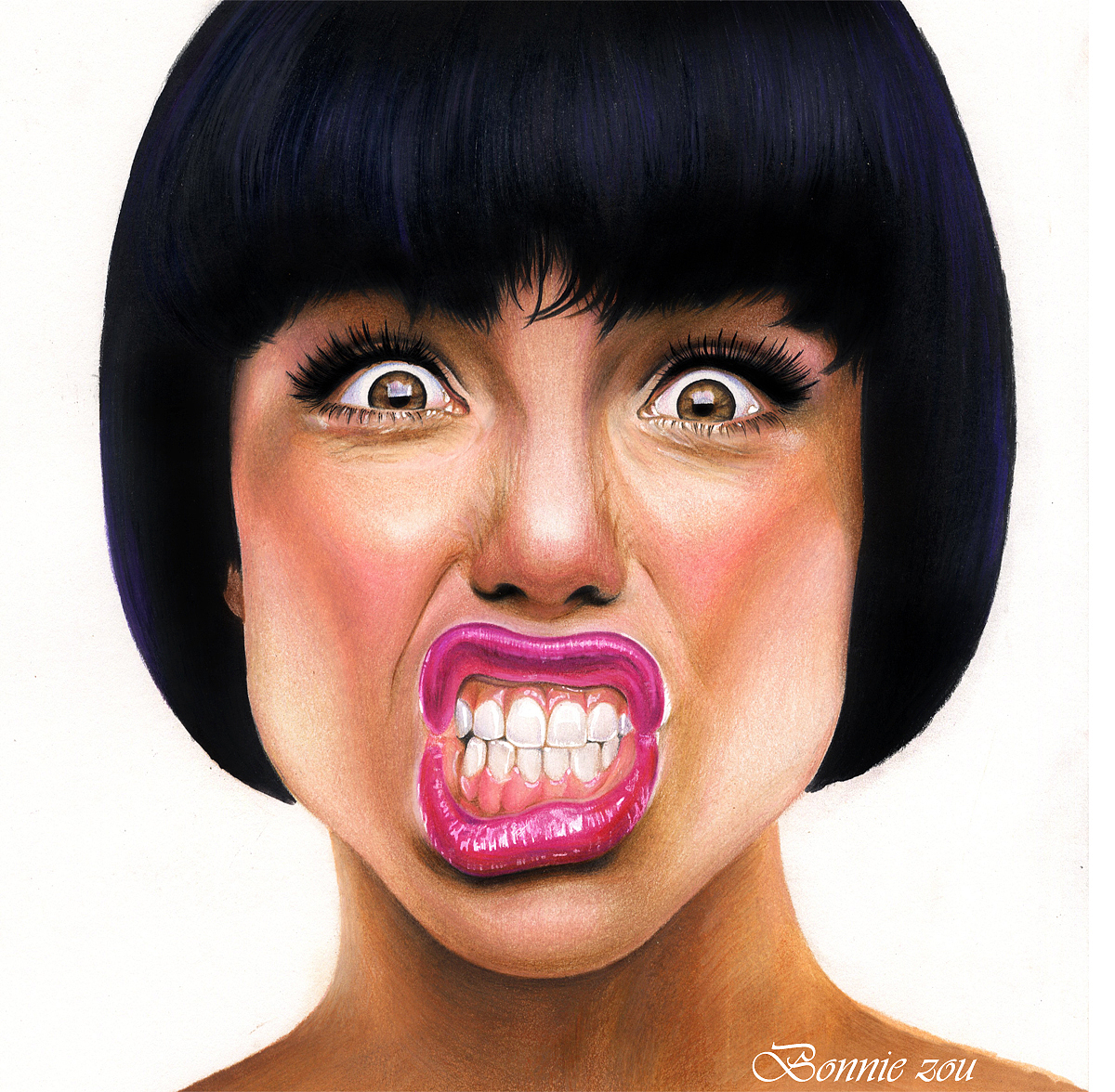 扫描完成图+PS调色。