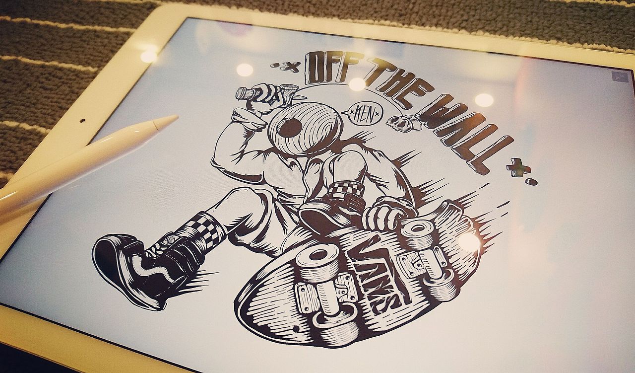 VANS x KENDAMA OFF THE WALL!!（图ZNDc1OTM5MTI=） - 新锐潮流插画 - 站酷设计师三尼浆原创素材 - 站酷ZCOOL