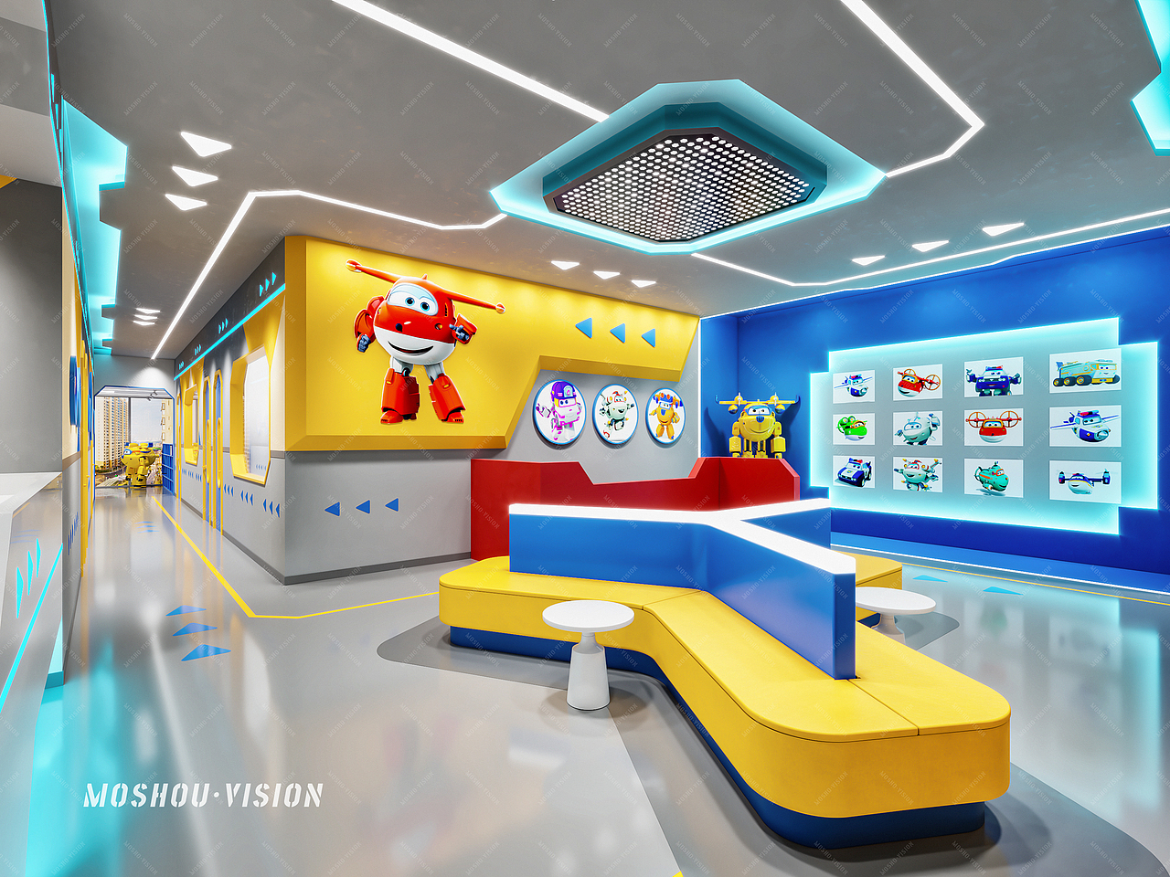 超级飞侠未来运动馆（图ZMjgwNDM2MTY4） - 商业空间设计 - 站酷设计师魔手表现工作室原创素材 - 站酷ZCOOL