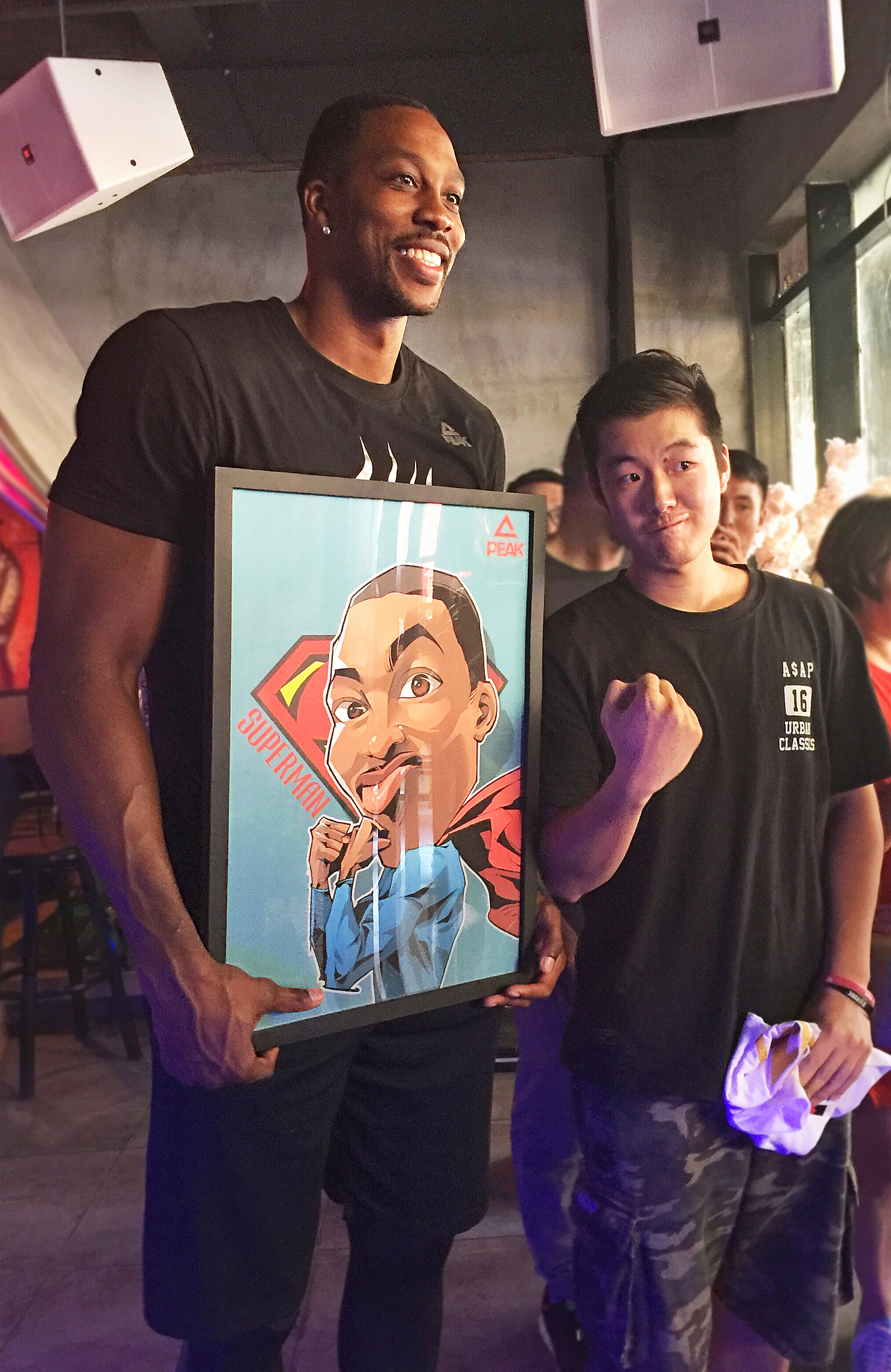 NBA球星魔兽霍华德中国行篮球插画，Q版卡通（图ZOTM1OTQ4OTY=） - 商业插画 - 站酷设计师AceBang原创素材 - 站酷ZCOOL