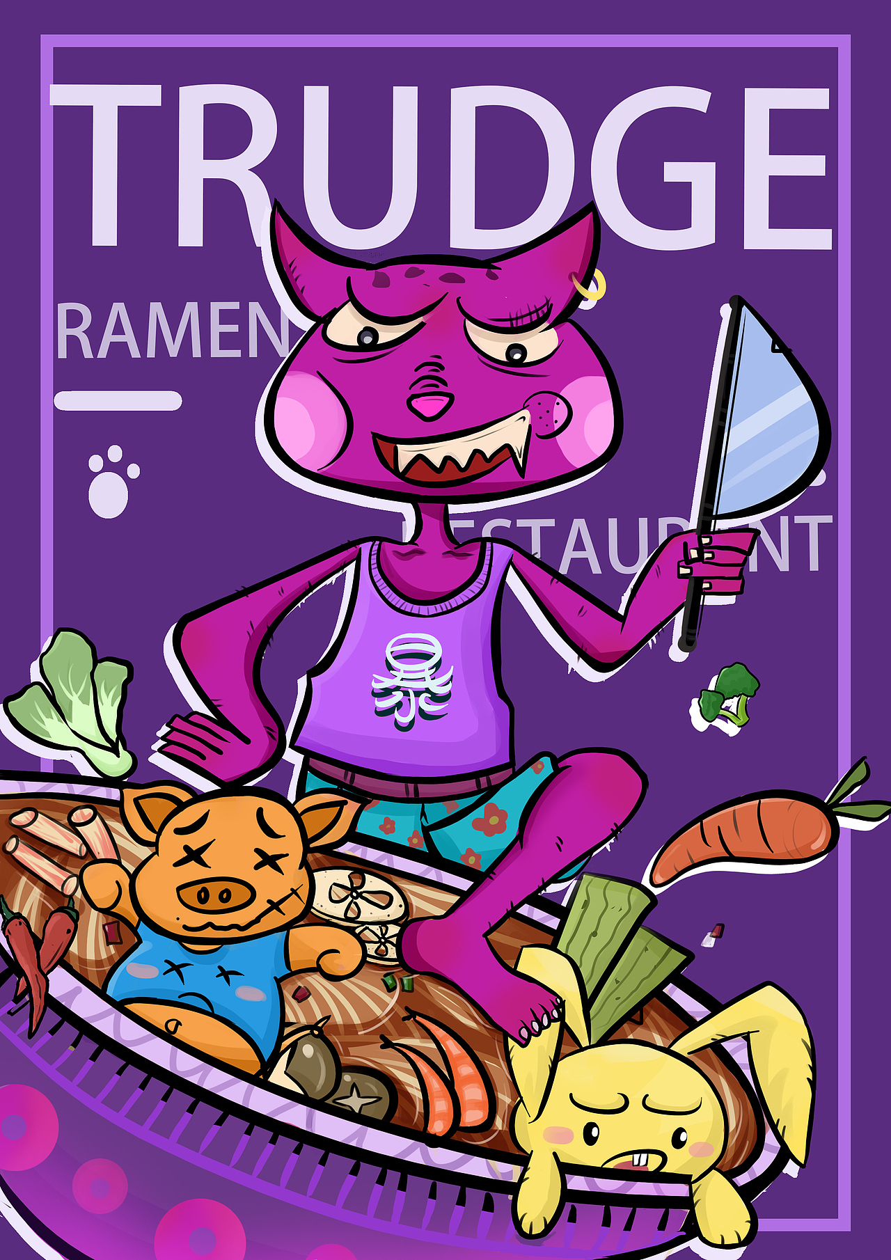 《暴走动物》|插画|新锐潮流插画|火弹熊t_原创作品-站酷zcool