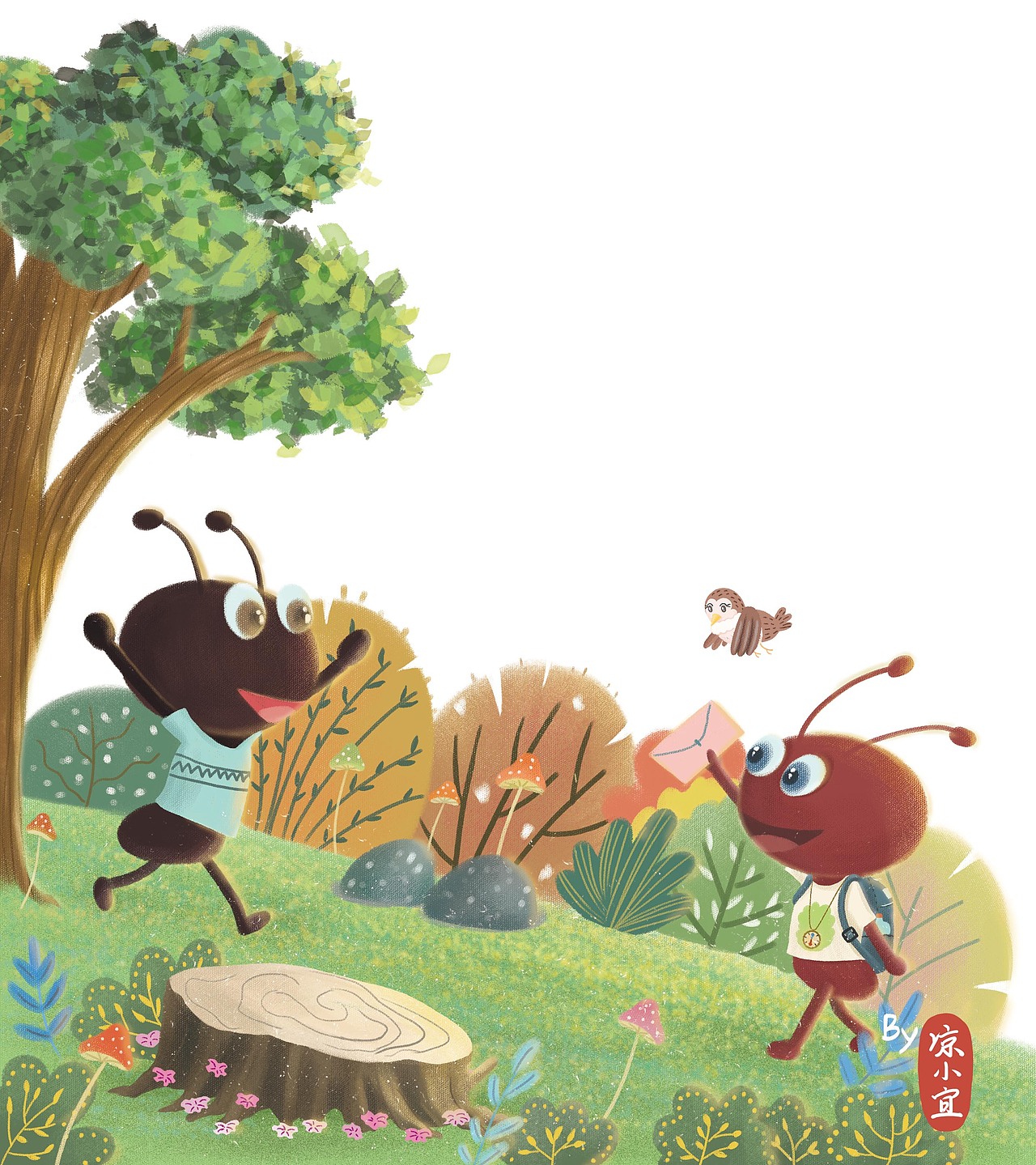 童书插画~（图ZMTczNDMxNjI4） - 儿童插画 - 站酷设计师凉小宜原创素材 - 站酷ZCOOL