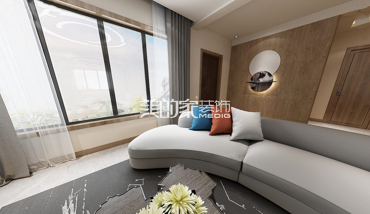 北大资源悦来380㎡现代风格装修案例（图ZMTUxNzUyNDE2） - 家装设计 - 站酷设计师室内设计可可曾原创素材 - 站酷ZCOOL