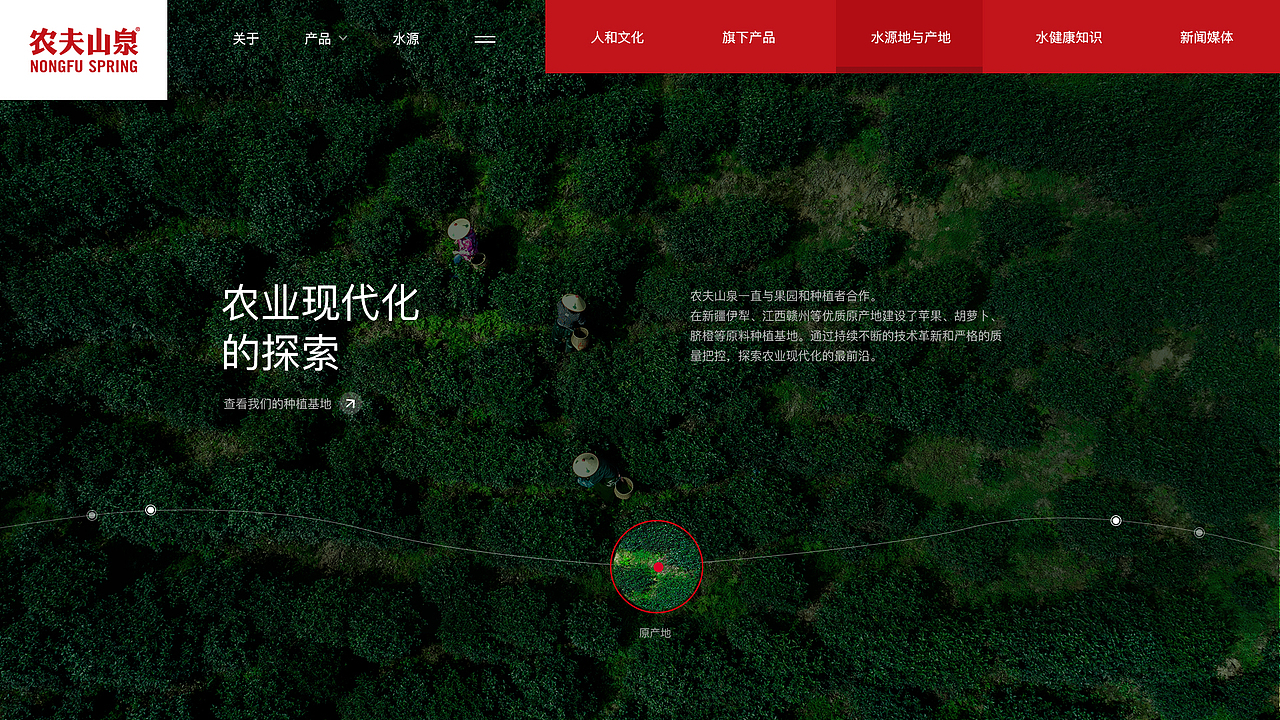 农夫山泉企业品牌官网设计（图ZMjc0NzIzNTgw） - 企业官网 - 站酷设计师奋斗的三维蚂蚁原创素材 - 站酷ZCOOL