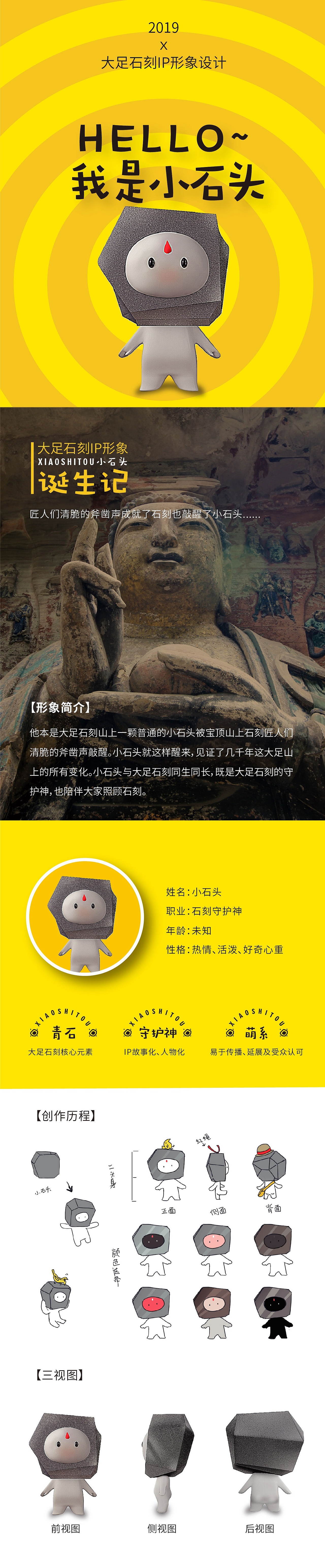 文创 IP周边 重庆大足石刻（图ZMTkzNTQ2OTY4） - IP形象 - 站酷设计师耐心有限事务所原创素材 - 站酷ZCOOL