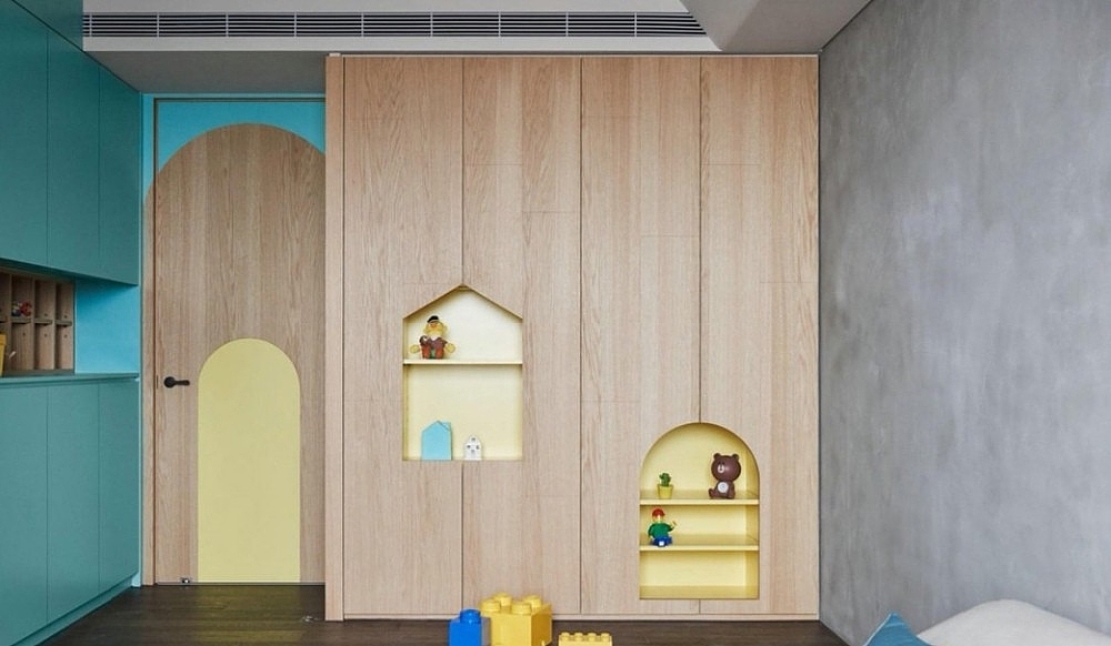 沈阳兴邦装饰有那些品牌——124m²现代风格,蓝色格调