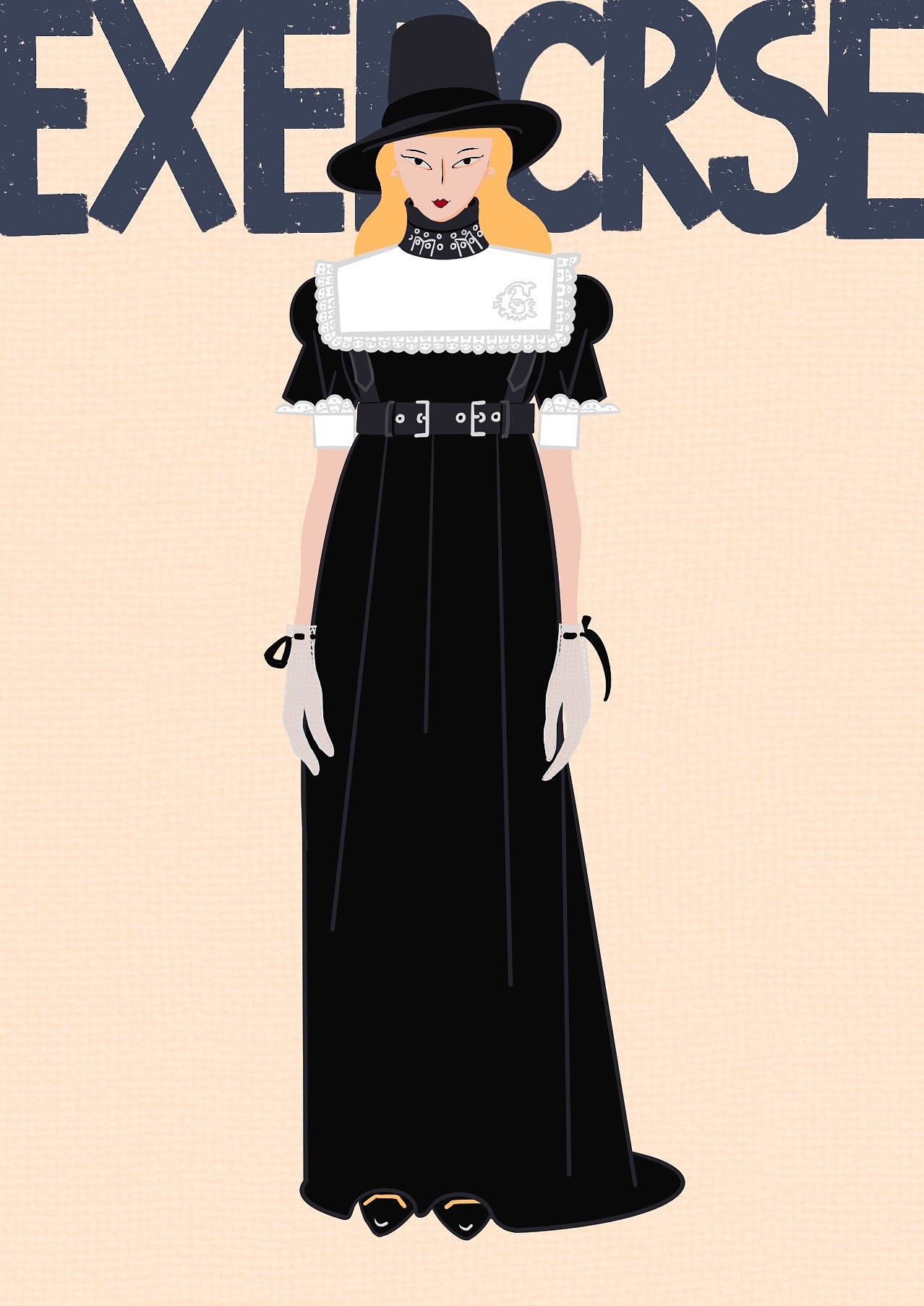 GUCCI2020 SS时尚人物插画 | procreate 