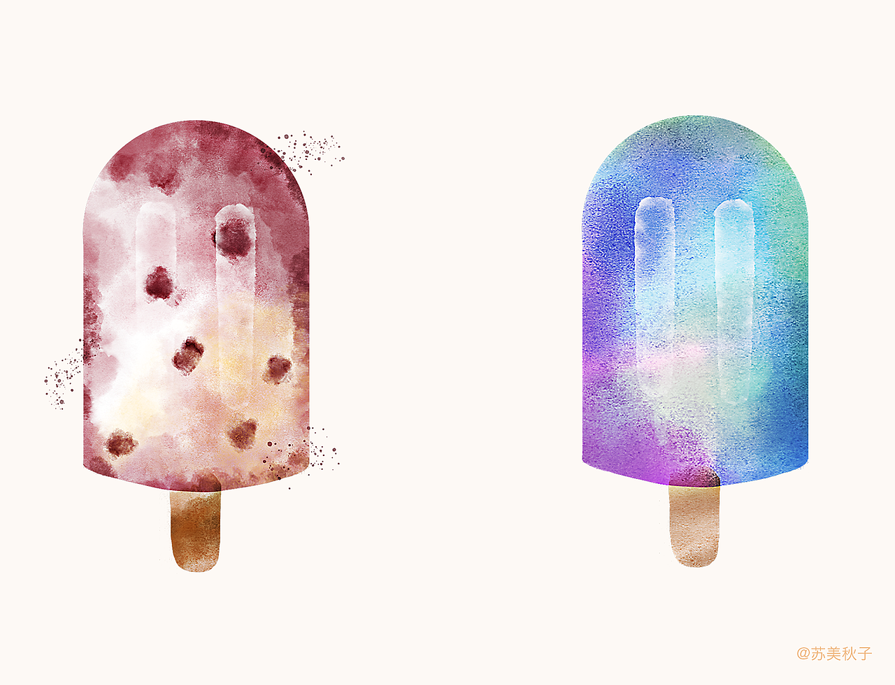 水彩练习（图ZMTIyODU0NzA0） - 创作习作 - 站酷设计师苏美秋子s原创素材 - 站酷ZCOOL