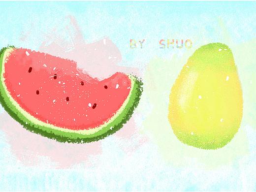 清凉夏日（个人主页-ZMjcxMDY2NzY=） - 创作习作 - 站酷设计师肉肉圆原创素材 - 站酷ZCOOL