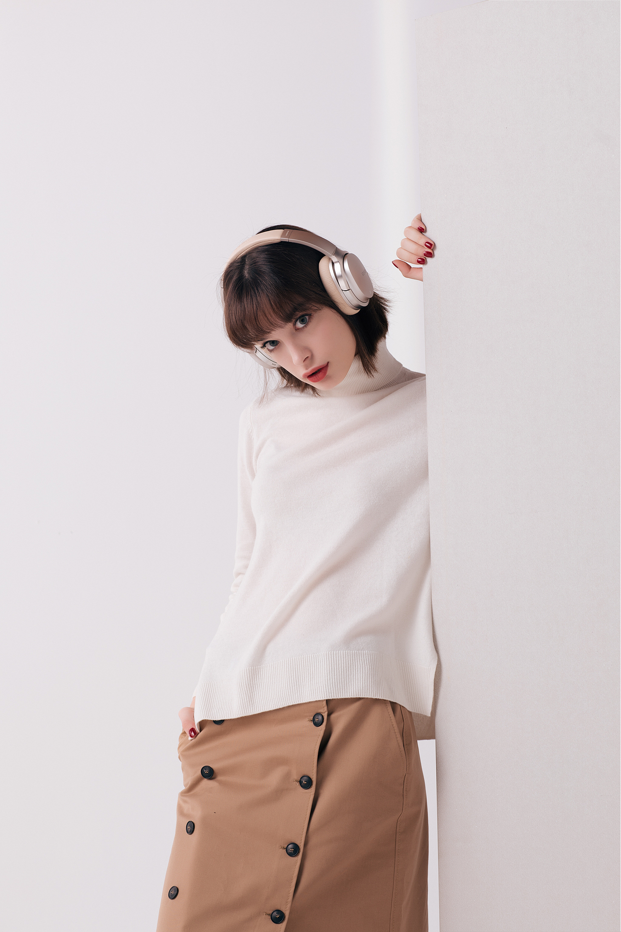 北欧风格人像-耳机