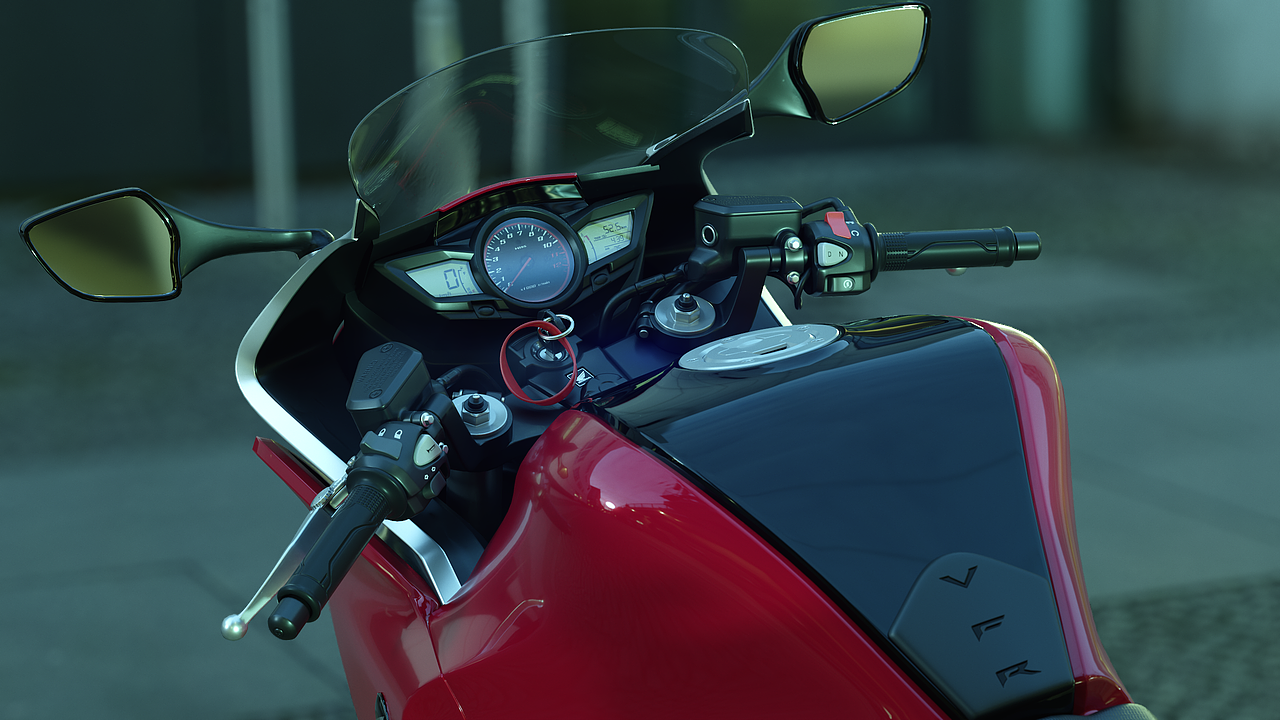 本田VFR1200F旅跑摩托车模型展示(原创)（图ZMjk2MTY0Nzky） - 机械/交通 - 站酷设计师kazima原创素材 - 站酷ZCOOL