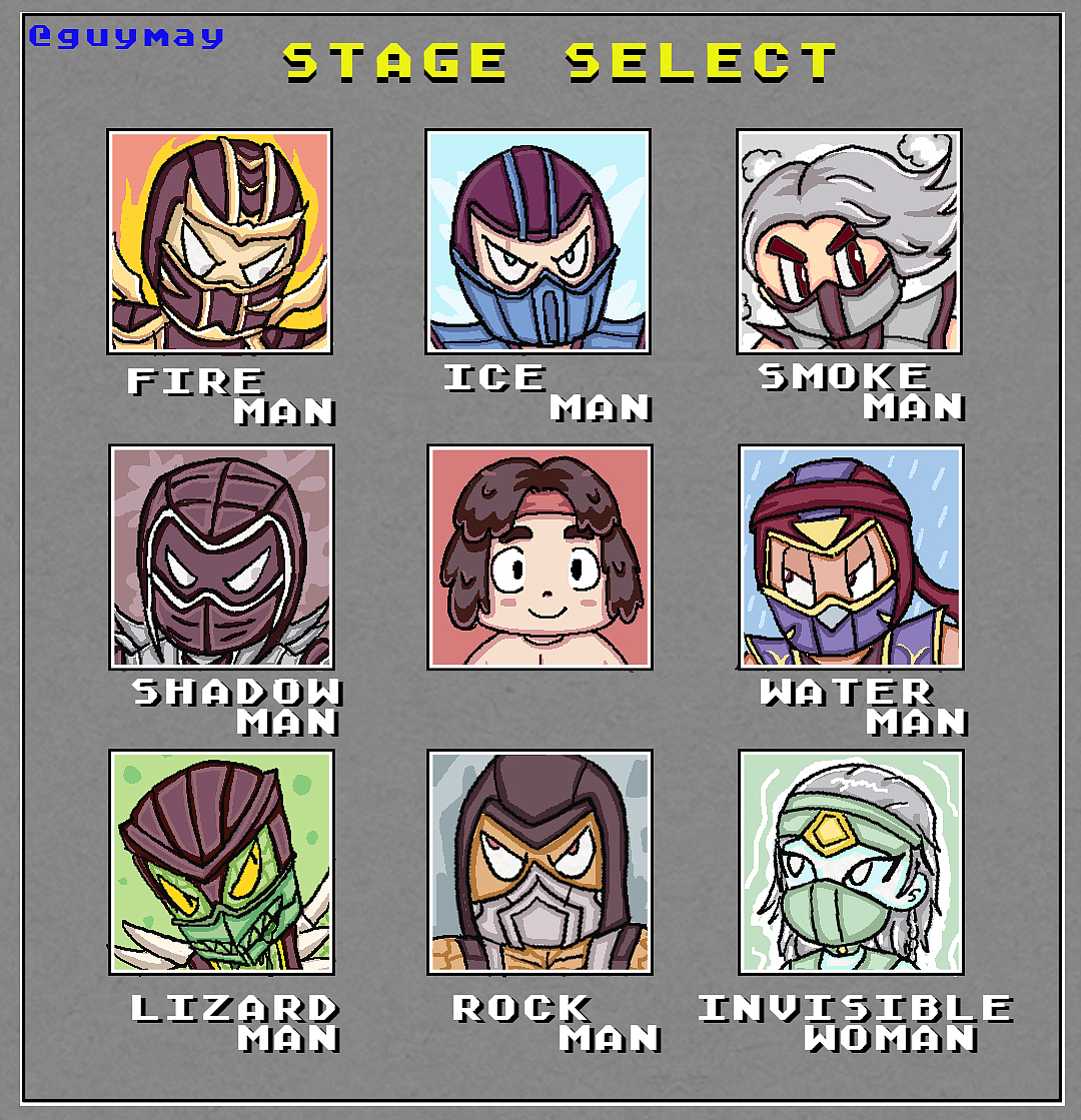 真人快打*洛克人