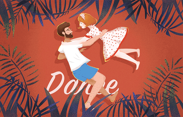 恋人（图ZNTE5MzAyNjA=） - 商业插画 - 站酷设计师sweet七色堇原创素材 - 站酷ZCOOL