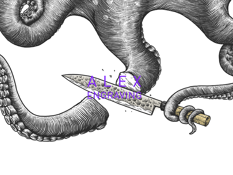 版画 - 芥末章鱼（图ZMTEwNjY4MTgw） - 商业插画 - 站酷设计师花椒的Alex原创素材 - 站酷ZCOOL