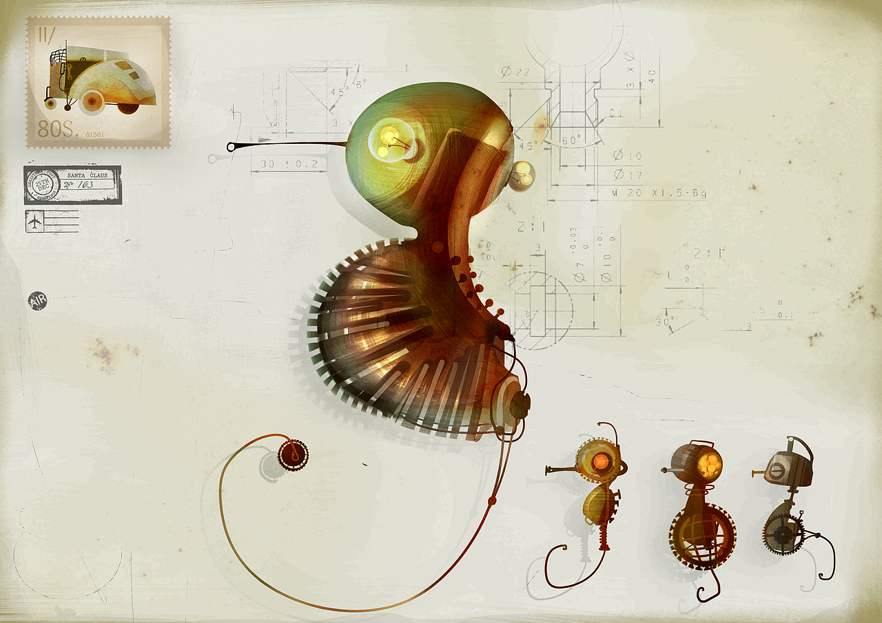 蒸汽朋克（图ZMTc2NTIzMzQw） - 概念设定 - 站酷设计师残忍小球球原创素材 - 站酷ZCOOL