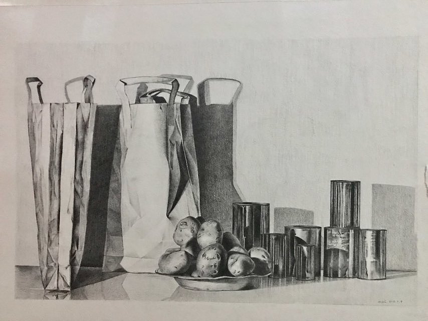 素描 静物|纯艺术|绘画|rewqazxcvmai_临摹作品-站酷(zcool)