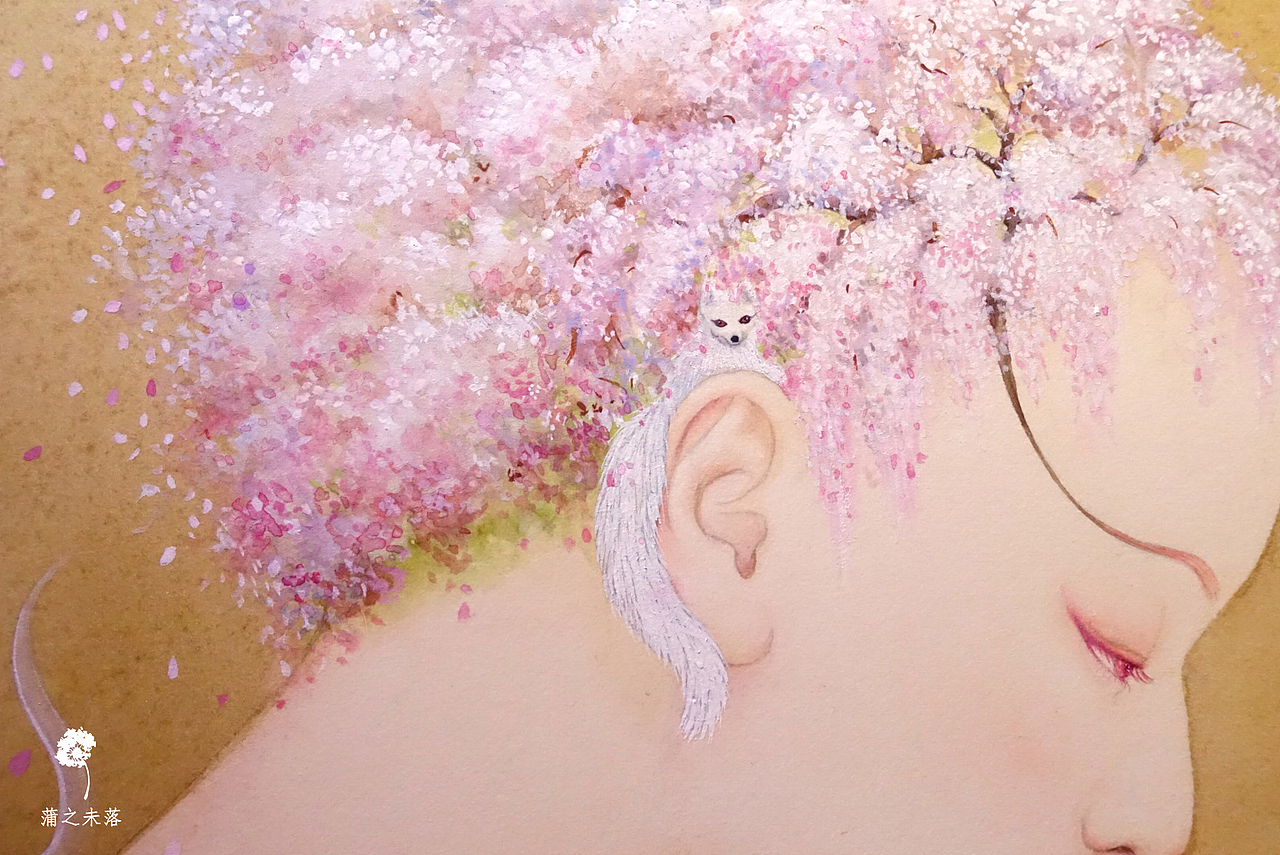 《环世生灵》 第二张 《樱》（图ZMTA0OTI4OTAw） - 绘画 - 站酷设计师蒲之未落原创素材 - 站酷ZCOOL