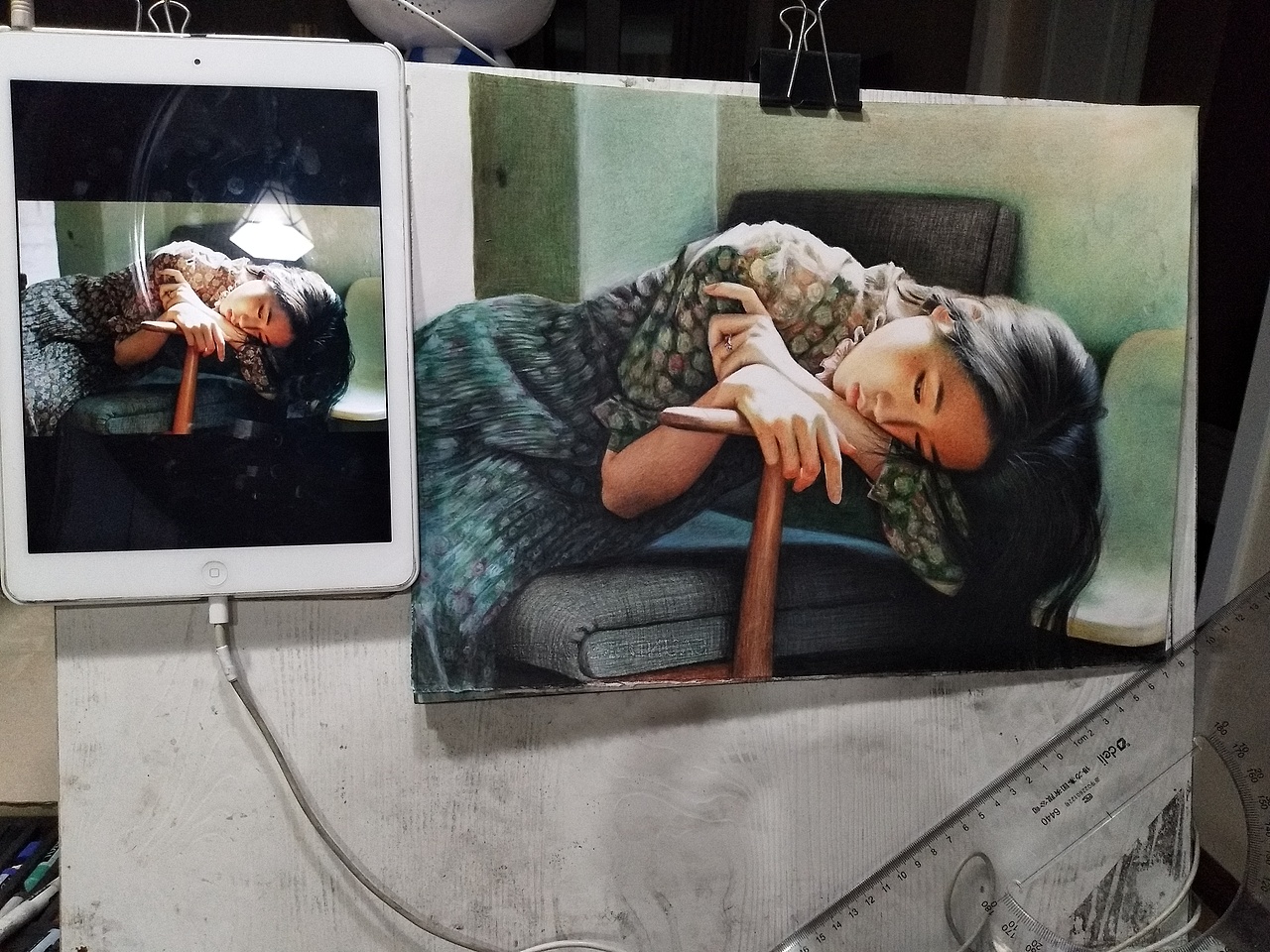 阳光下的女孩（图ZMTYwOTczNjU2） - 绘画 - 站酷设计师李胜仁原创素材 - 站酷ZCOOL