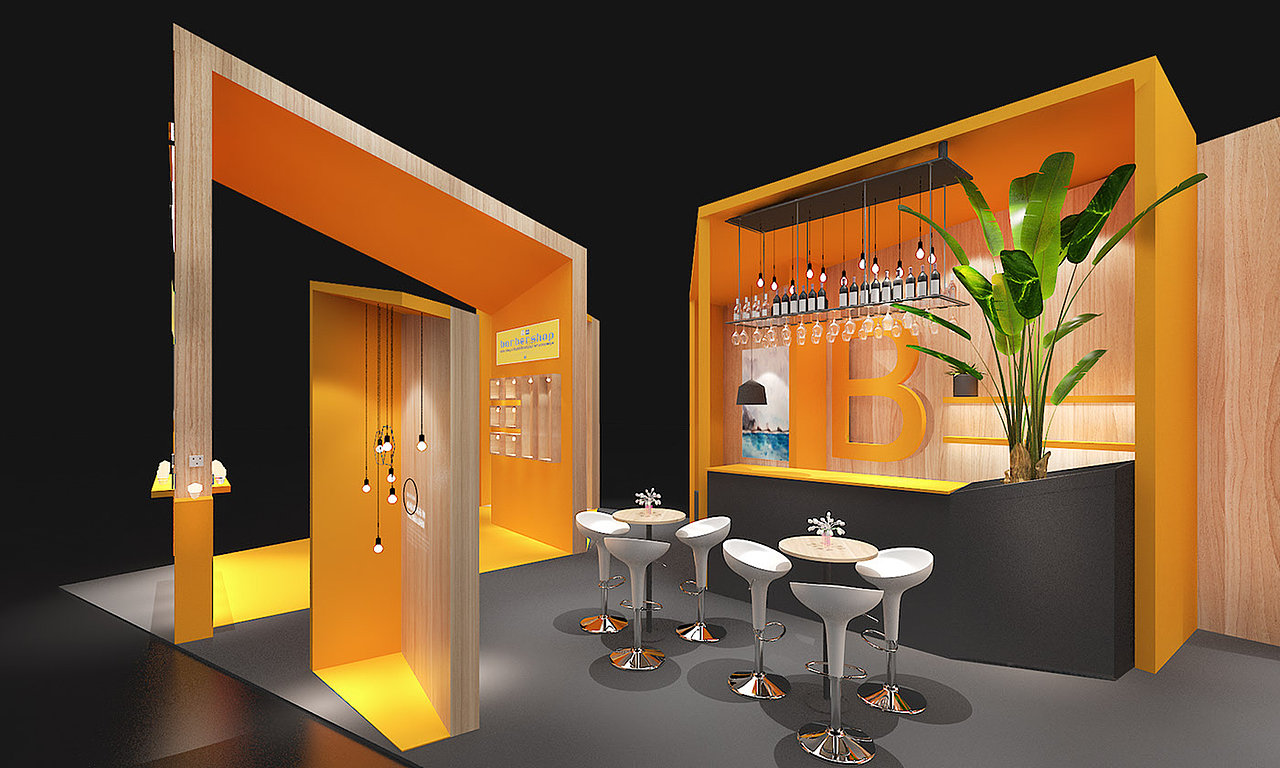 展会设计,3d效果图设计