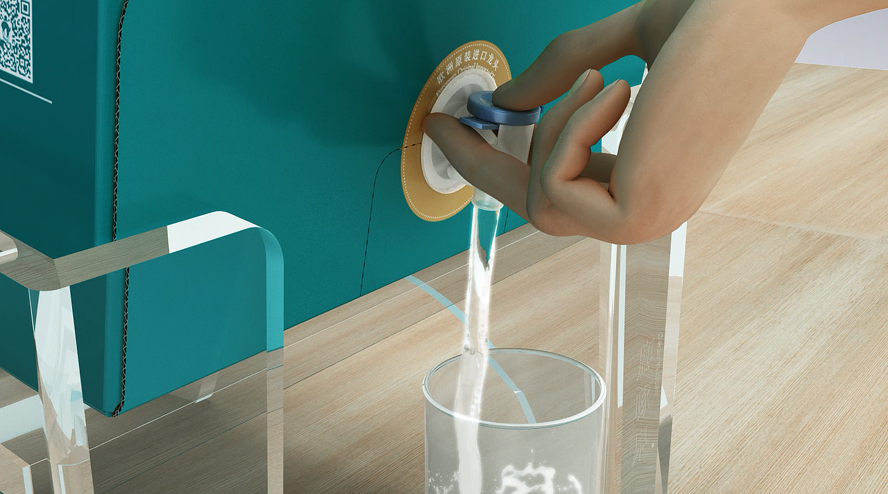 盒装矿泉水BIB包装三维展示（图ZMTM2MjAyMzcy） - 影视后期 - 站酷设计师流浪者牧羊人原创素材 - 站酷ZCOOL