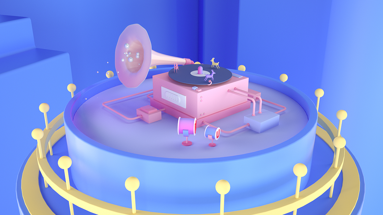 C4D动态设计作品