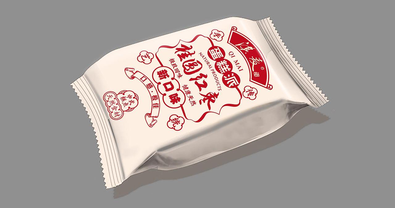 银杏核桃糕点内包装独立包装