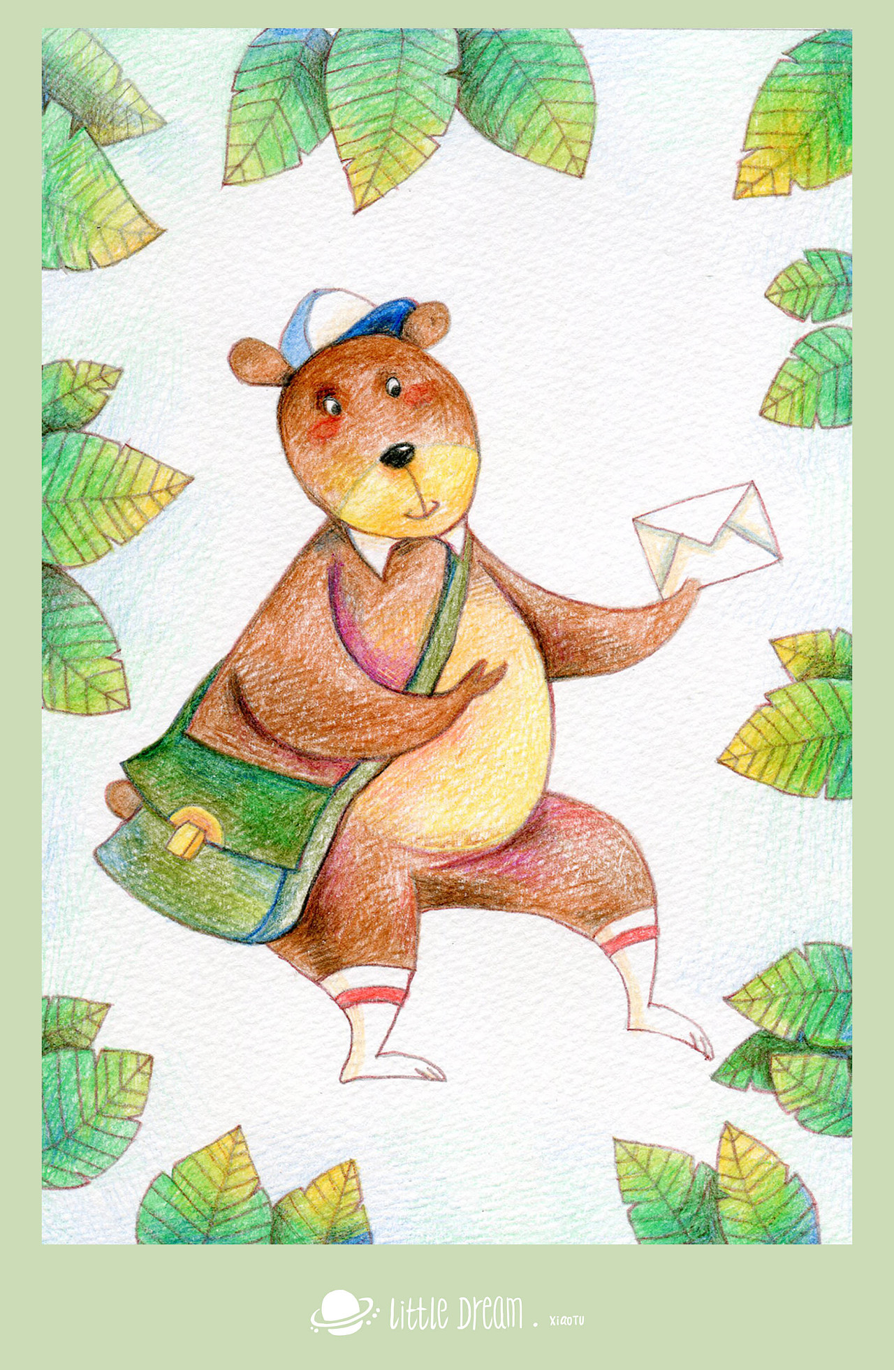 小动物们的邮政局|插画|儿童插画|小兔sophie - 原创作品 - 站酷