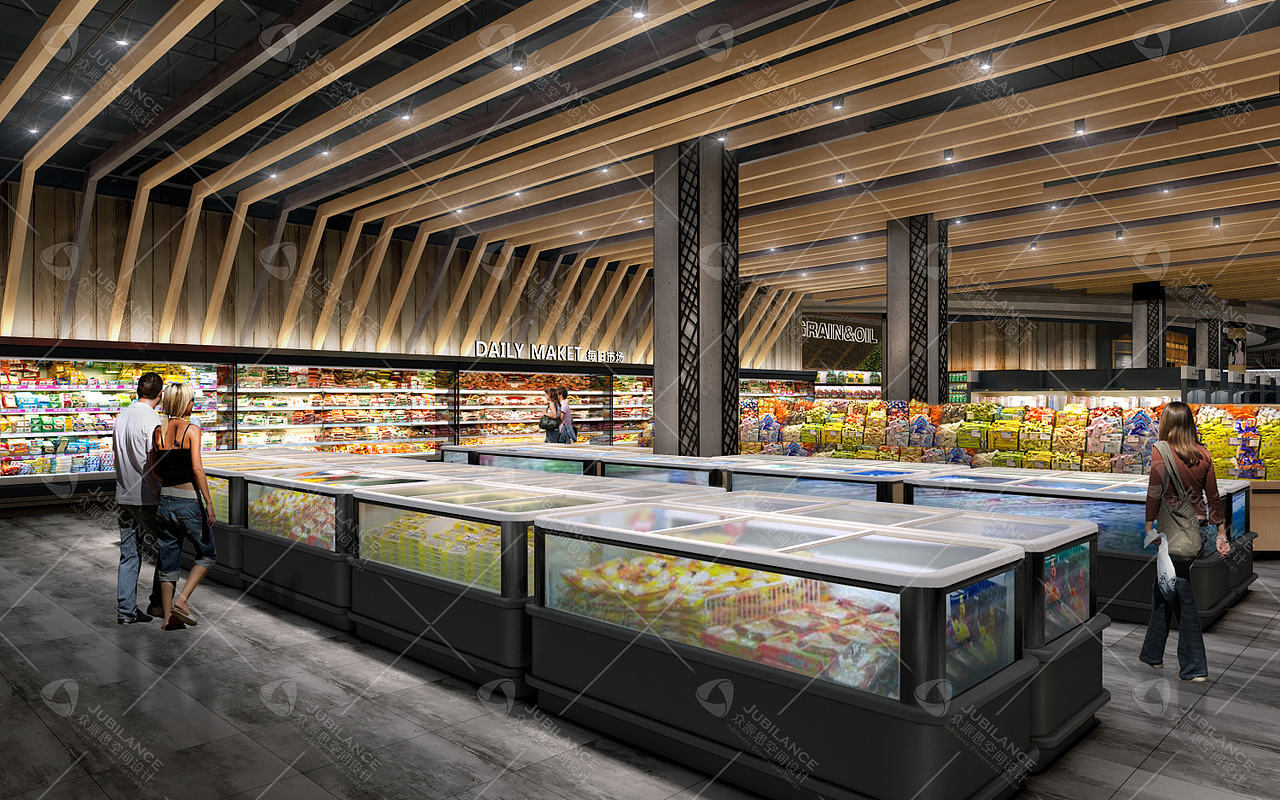 邻里优选超市橡树林店（图ZMjE4MzA3NzE2） - 商业空间设计 - 站酷设计师众派思商业设计原创素材 - 站酷ZCOOL