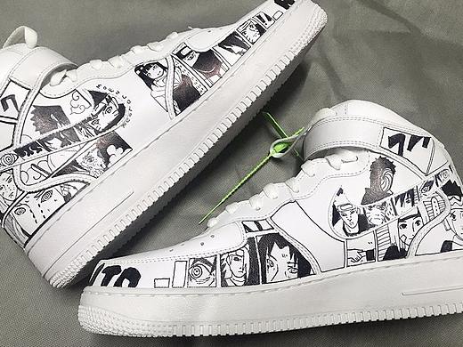 NIKE空军一号×火影忍者 涂鸦